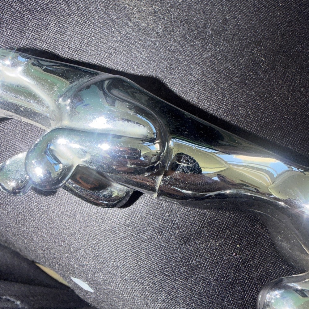 Vintage Leaping Jaguar Leaper Chrome Mascot Hood Ornament Emblem 6" - Picture 10 of 14